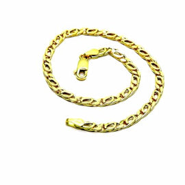 PEGASO GIOIELLI Bracciale Uomo Donna in Oro Giallo 18kt (750), Catena Pernice, cm 20