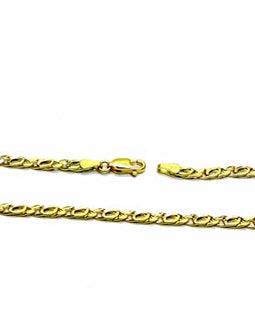 PEGASO GIOIELLI Bracciale Uomo Donna in Oro Giallo 18kt (750), Catena Pernice, cm 20
