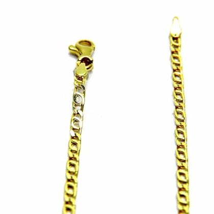 PEGASO GIOIELLI Collana Uomo Donna in Oro Giallo 18kt (750), Catena Pernice Classica, 50 cm