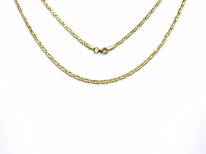 PEGASO GIOIELLI Collana in Oro Giallo 18kt (750), Catena Pernice per Uomo e Donna, 50 cm