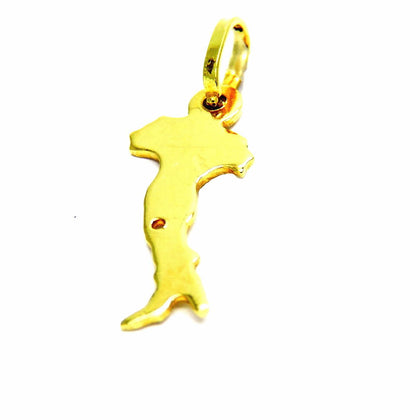 PEGASO GIOIELLI Ciondolo in Oro Giallo 18kt (750) Pendente Italiano Italia Charms Uomo Donna Bambini