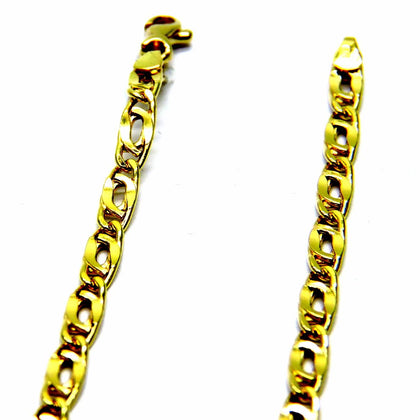 PEGASO GIOIELLI Collana da Uomo in Oro Giallo 18kt (750) Catena Maglia Pernice Pinzata Cm 50