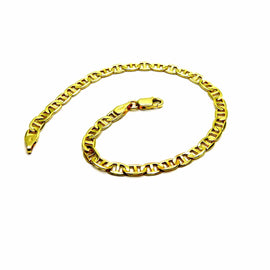 PEGASO GIOIELLI Bracciale da Uomo in Oro Giallo 18kt (750) Traversino Classico Cm 20