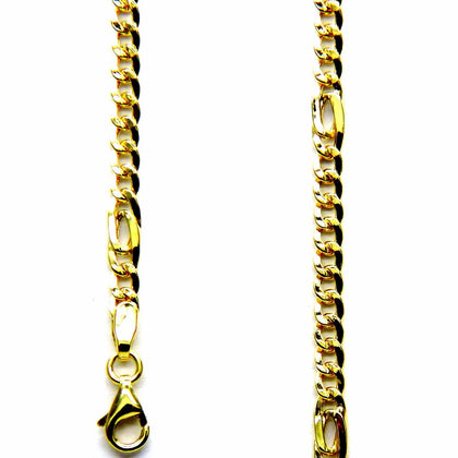 PEGASO GIOIELLI Collana da Uomo in Oro Giallo 18kt (750) Catena Cm 50 Maglia Pernice Grumetta Lucida