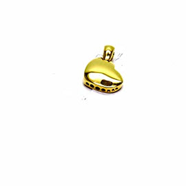 PEGASO GIOIELLI Ciondolo da Donna in Oro Giallo 18kt (750) Pendente Piccolo Cuore Lucido Inclinato