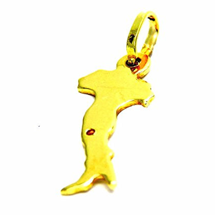 PEGASO GIOIELLI Ciondolo in Oro Giallo 18kt (750) Pendente Italiano Italia Charms Uomo Donna Bambini